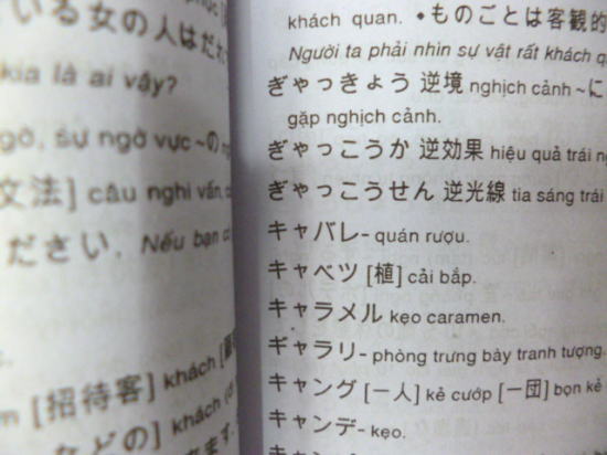 日本語の辞書