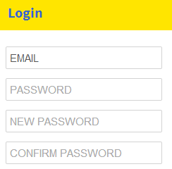 新しいパスワード