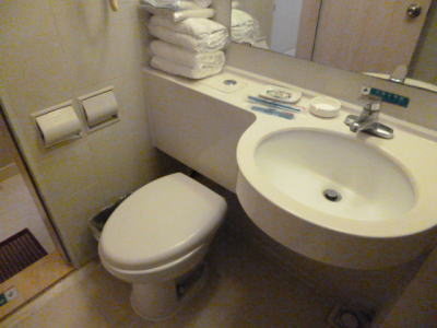 中国のビジネスホテル バストイレ