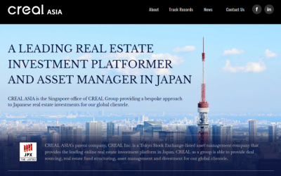 CREAL ASIAのサイト画像