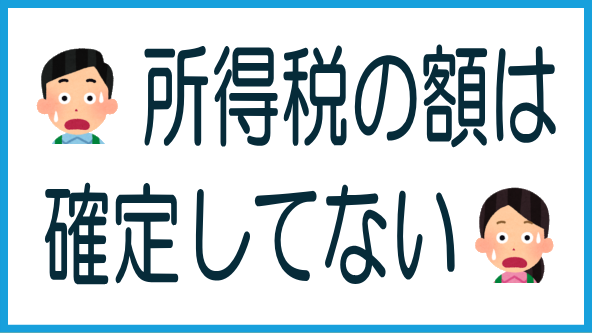 所得税額を確定させる手続きのタイトル画像