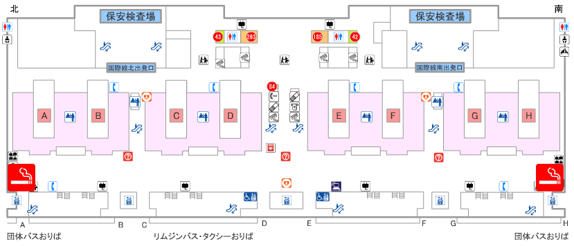 大阪 関西国際空港の喫煙室